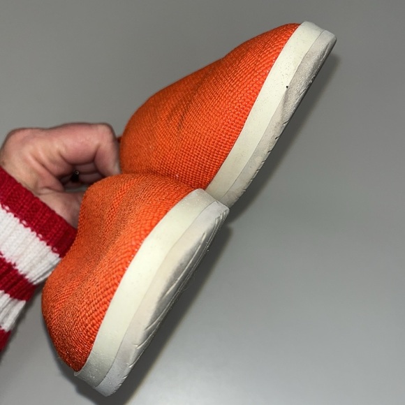 Reef ladies flats orange canvas material size 7, sample shoes - Picture 8 of 11